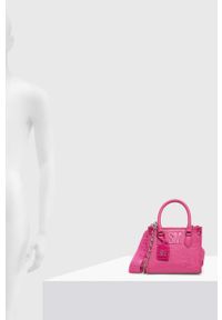 Steve Madden torebka Brolin kolor różowy SM13001094. Kolor: różowy. Wzór: paski #6