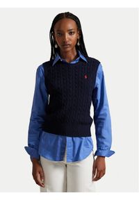 Polo Ralph Lauren Kamizelka 211971882501 Granatowy Slim Fit. Typ kołnierza: polo. Kolor: niebieski. Materiał: bawełna #1