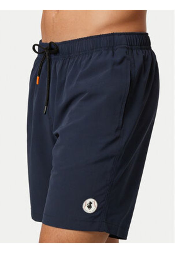 Save The Duck Szorty kąpielowe DW2238M RIPO22 Granatowy Regular Fit. Kolor: niebieski. Materiał: syntetyk