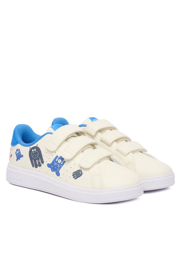 Adidas - Sneakersy adidas. Kolor: biały. Model: Adidas Advantage