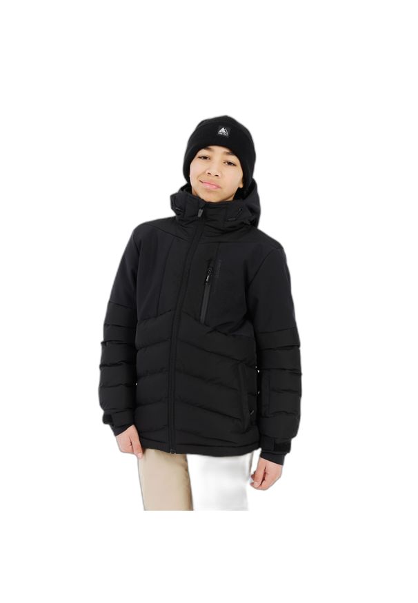 Dziecięca kurtka narciarska Protest Brucer. Kolor: czarny. Sezon: zima. Sport: narciarstwo