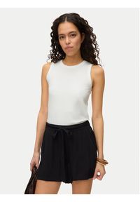 Vero Moda Szorty materiałowe Menny 10323630 Czarny Regular Fit. Kolor: czarny. Materiał: wiskoza #6