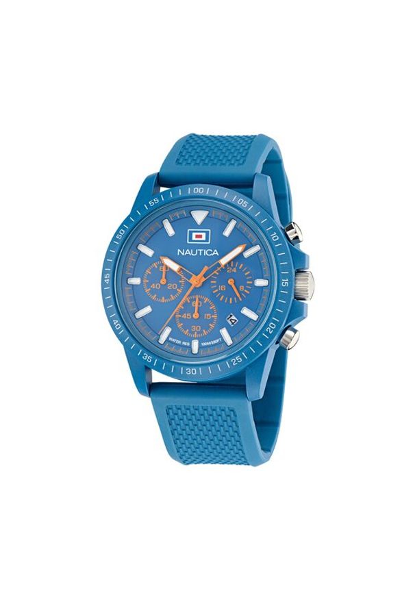 Nautica Zegarek NAPNOS4S1 Niebieski. Kolor: niebieski