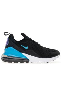 Buty Nike Air Max 270 GS FD0676-001 - czarne. Kolor: czarny. Materiał: guma, materiał, tkanina, syntetyk. Szerokość cholewki: normalna. Model: Nike Air Max