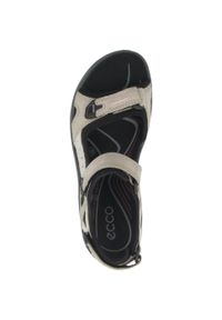 ecco - Buty do chodzenia damskie Ecco 06956354695. Zapięcie: rzepy. Kolor: beżowy. Materiał: materiał. Sport: turystyka piesza