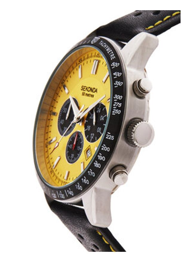 Sekonda Zegarek 1395 Żółty. Kolor: żółty