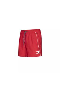 Diadora - Spodenki krótkie męskie DIADORA BEACH SHORT CHROMIA. Kolor: czerwony. Długość: krótkie