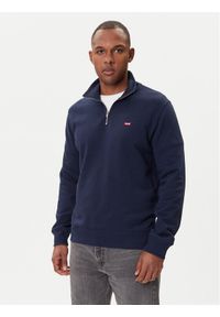 Levi's® Bluza Original A8606-0005 Granatowy Standard Fit. Kolor: niebieski. Materiał: bawełna