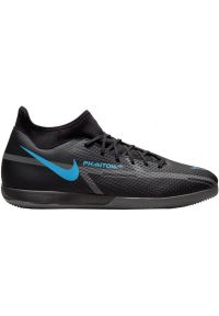 Buty halowe Nike Phantom GT2 Academy Df Ic M DC0800-004 czarne czarne. Zapięcie: sznurówki. Kolor: czarny. Materiał: guma, syntetyk. Szerokość cholewki: normalna. Sport: piłka nożna