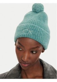 Calvin Klein Czapka Embroidery Airy K60K612586 Niebieski. Kolor: niebieski. Materiał: wełna #3