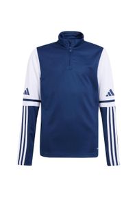 Adidas - Bluza dla dzieci adidas Squadra 25 Training Top. Kolor: biały, wielokolorowy, niebieski. Sport: fitness