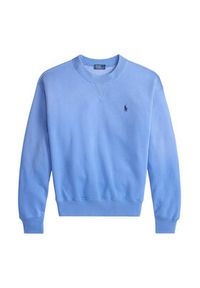 Polo Ralph Lauren Bluza 211971697503 Błękitny Relaxed Fit. Typ kołnierza: polo. Kolor: niebieski. Materiał: bawełna #2