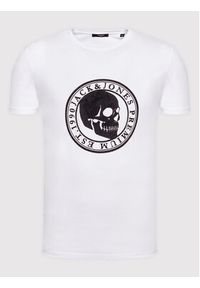Jack&Jones PREMIUM T-Shirt Blacult 12199808 Biały Regular Fit. Kolor: biały. Materiał: bawełna #3