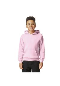 GILDAN - Bluza Dziecięca Softstyle Plain Fleece Midweight Hoodie. Kolor: różowy