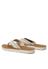 TOMMY HILFIGER - Tommy Hilfiger Japonki Feminne Crochet Flip Flop FW0FW07261 Écru. Materiał: materiał