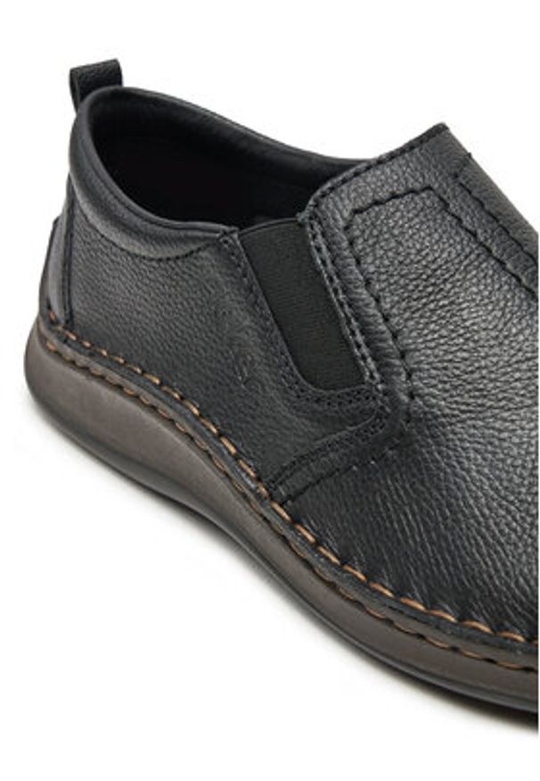 Rieker Półbuty 05264-00 Czarny. Kolor: czarny. Materiał: skóra