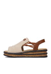 Rieker Sandały CEO-62962-60 Beżowy. Kolor: beżowy. Materiał: skóra #2