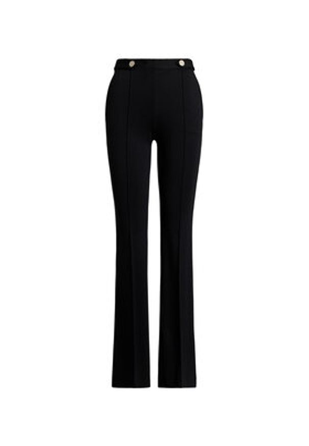 Lauren Ralph Lauren - LAUREN RALPH LAUREN Spodnie materiałowe 200971132001 Czarny Bootcut Fit. Kolor: czarny. Materiał: wiskoza
