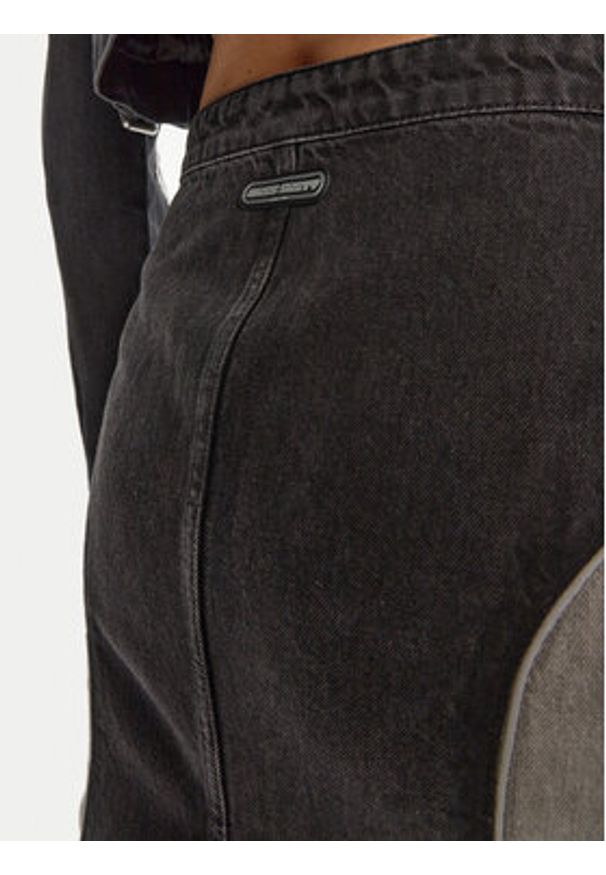 Miss Sixty Spódnica jeansowa 6L3KJ0460000 Czarny Regular Fit. Kolor: czarny. Materiał: bawełna