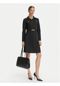 Rinascimento Sukienka koktajlowa CFC0127909003 Czarny Regular Fit. Kolor: czarny. Materiał: syntetyk. Styl: wizytowy #3