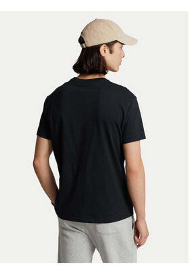 Polo Ralph Lauren T-Shirt 710707087002 Czarny Classic Fit. Typ kołnierza: polo. Kolor: czarny. Materiał: bawełna
