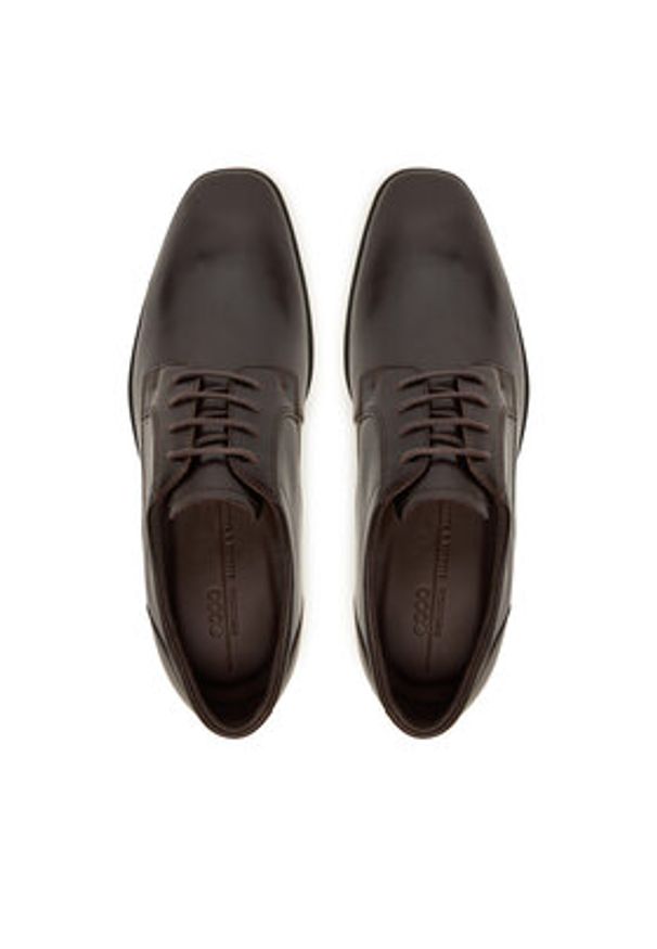 ecco - ECCO Półbuty Metropole Milan 52331401482 Brązowy. Kolor: brązowy. Materiał: skóra