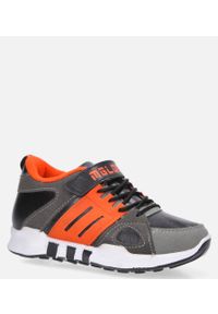 Casu - Szare buty sportowe casu 20x1/m. Kolor: czarny, pomarańczowy, szary, wielokolorowy