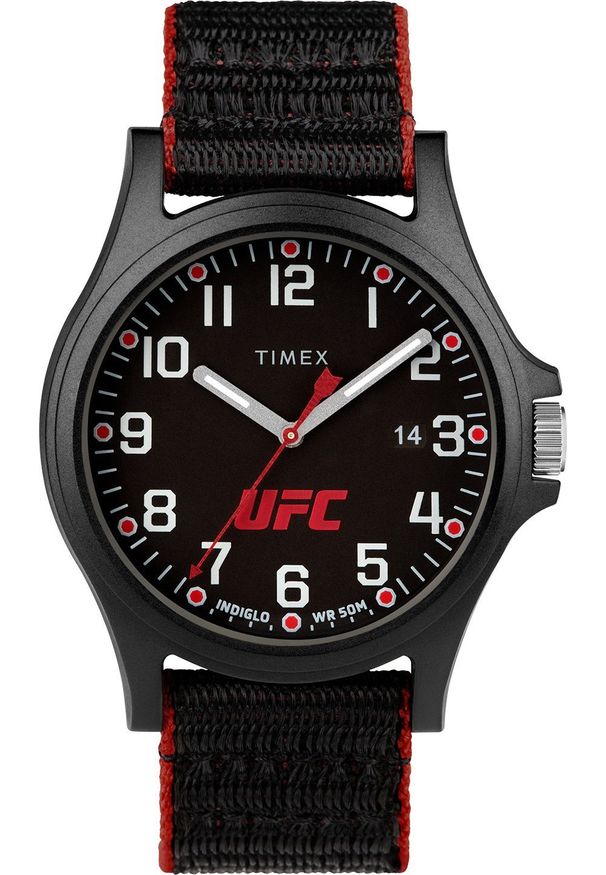 Zegarek Timex Zegarek męski Timex TW2V55000 czarny. Kolor: czarny