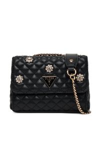 Guess Torebka HWEG86 79780 Czarny. Kolor: czarny. Materiał: skórzane