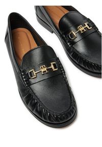 TOMMY HILFIGER - Tommy Hilfiger Mokasyny Soft Leather Horsebit Loafer FW0FW08414 Czarny. Kolor: czarny. Materiał: skóra