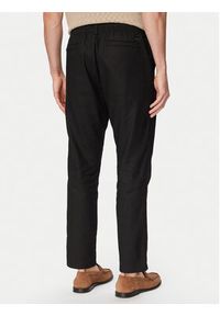 BOSS Chinosy Sanderson-L-3 50559595 Czarny Regular Fit. Kolor: czarny. Materiał: len #5