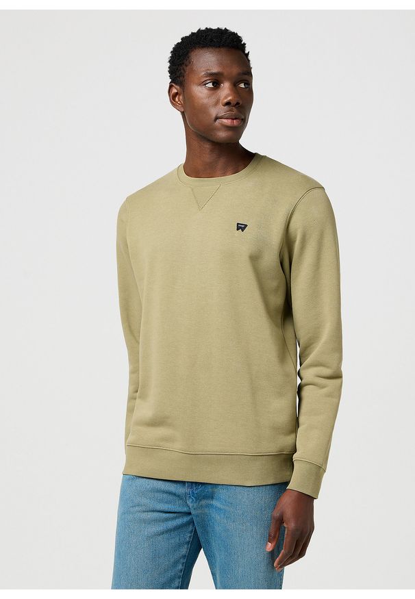 Wrangler - MESKA BLUZA WRANGLER SIGN OFF CREW ALOE 112371463