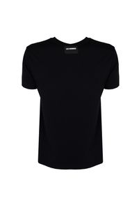 Les Hommes T-Shirt "New Logo" | LBT1009700P | Mężczyzna | Czarny. Kolor: czarny. Materiał: bawełna. Wzór: nadruk. Styl: klasyczny, elegancki