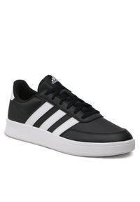 Adidas - adidas Sneakersy Breaknet 2.0 HP9425 Czarny. Kolor: czarny. Materiał: skóra