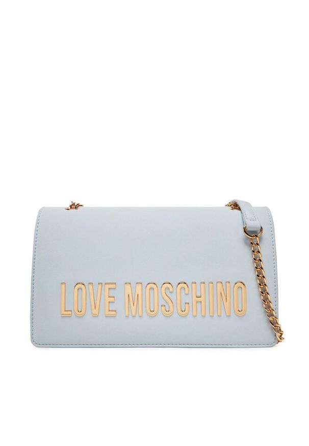 Love Moschino - Torebka LOVE MOSCHINO. Kolor: niebieski