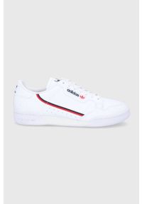 adidas Originals buty Continental 80 Vegan kolor biały. Nosek buta: okrągły. Zapięcie: sznurówki. Kolor: biały. Materiał: guma #1