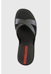 Ipanema klapki COLORE FEM damskie kolor czarny na koturnie 83423-AI975. Kolor: czarny. Obcas: na koturnie #3