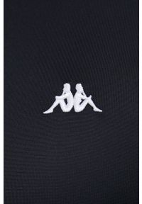 Kappa Bluza męska kolor czarny z aplikacją. Kolor: czarny. Materiał: tkanina. Wzór: aplikacja #4