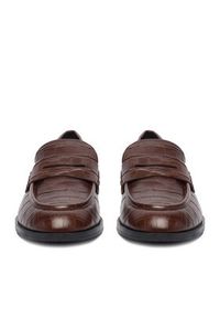 Gino Rossi Lordsy EO-MANU-25550PE Brązowy. Kolor: brązowy. Materiał: skóra #4