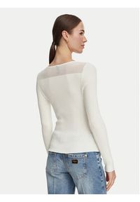 Marciano Guess Sweter G6YR08 Z1067 Kremowy Slim Fit. Kolor: kremowy. Materiał: syntetyk #4