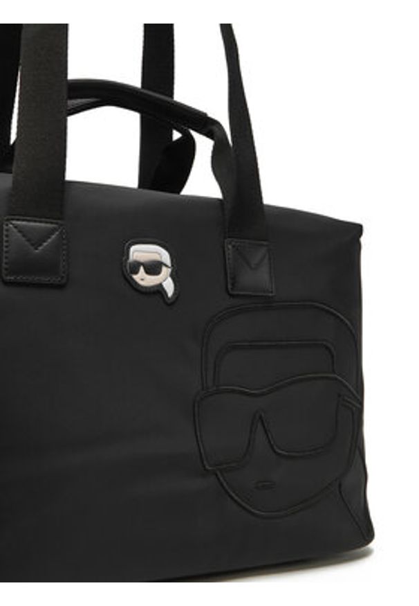 Karl Lagerfeld - KARL LAGERFELD Torebka A1W30228 Czarny. Kolor: czarny. Materiał: skórzane