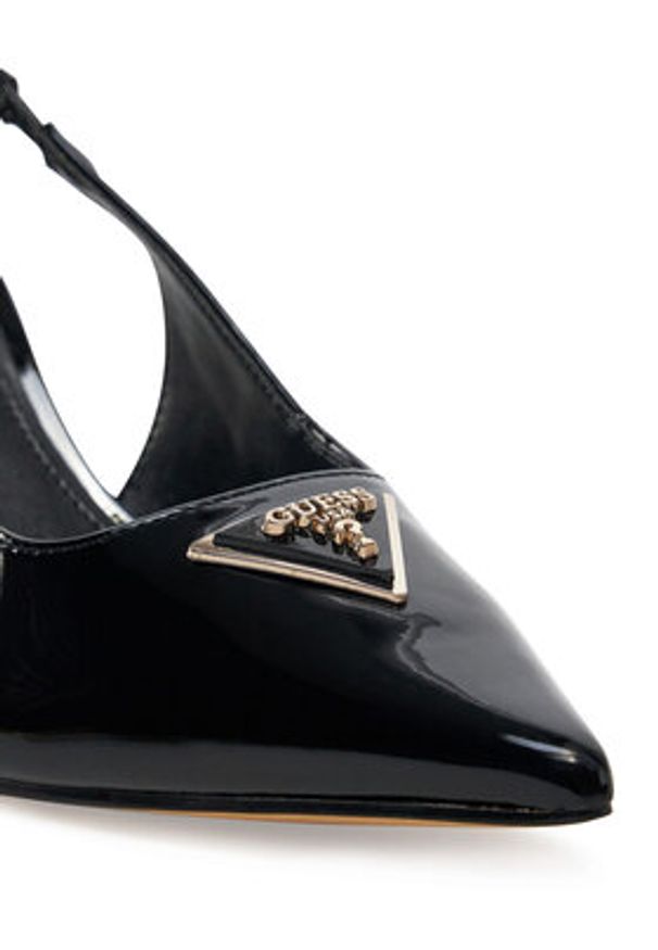 Guess Sandały FLJNAS PAF05 Czarny. Kolor: czarny. Materiał: skóra