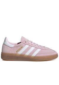 Adidas - Buty damskie adidas Handball Spezial JR2109 - różowe. Okazja: na co dzień. Zapięcie: sznurówki. Kolor: różowy. Materiał: zamsz, guma, skóra. Szerokość cholewki: normalna. Sport: piłka ręczna #1