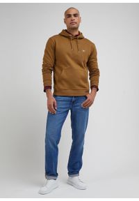 Lee - LEE PLAIN HOODIE MĘSKA BLUZA Z KAPTUREM TUMBLEWEED L80YRF84 112341663. Typ kołnierza: kaptur #5