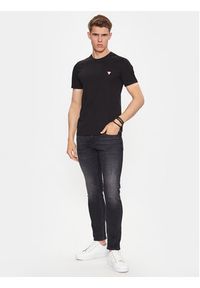 Guess T-Shirt M2YI36 I3Z14 Czarny Slim Fit. Kolor: czarny. Materiał: bawełna #4