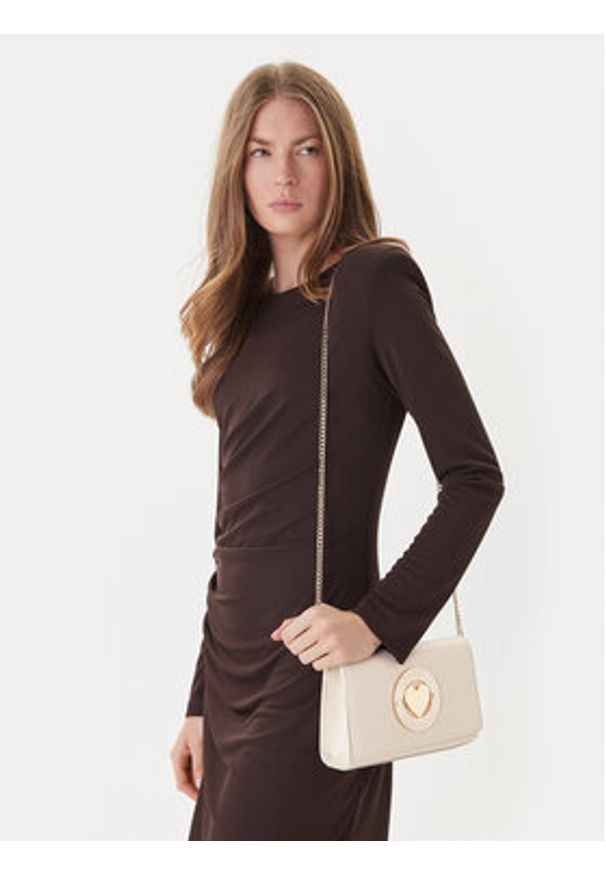 Love Moschino - LOVE MOSCHINO Torebka JC4368PP0NKG0110 Écru. Materiał: skórzane