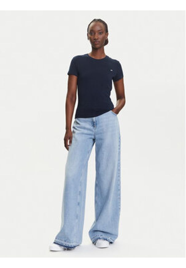 Tommy Jeans Komplet 2 t-shirtów DW0DW21366 Kolorowy Slim Fit. Materiał: bawełna. Wzór: kolorowy