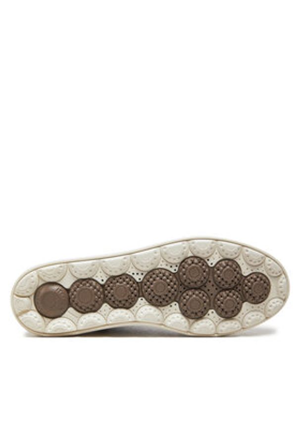 Geox Sneakersy D Spherica Ecub-1 D46WEB 0NFBC C5MQ6 Beżowy. Kolor: beżowy. Materiał: skóra