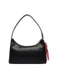 Tommy Jeans Torebka Tjw City Charm Shoulder Bag AW0AW18458 Czarny. Kolor: czarny. Materiał: skórzane #4