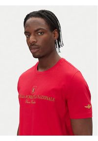 Aeronautica Militare T-Shirt 251TS2410J592 Czerwony Regular Fit. Kolor: czerwony. Materiał: bawełna #5